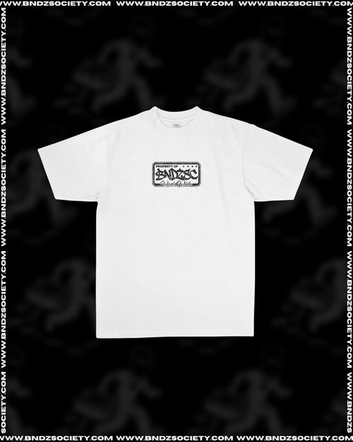 "PROPERTY OF BNDZSC" White tee