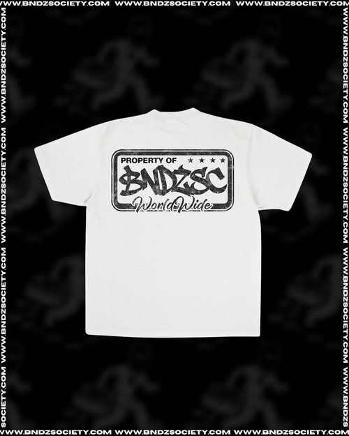 "PROPERTY OF BNDZSC" White tee