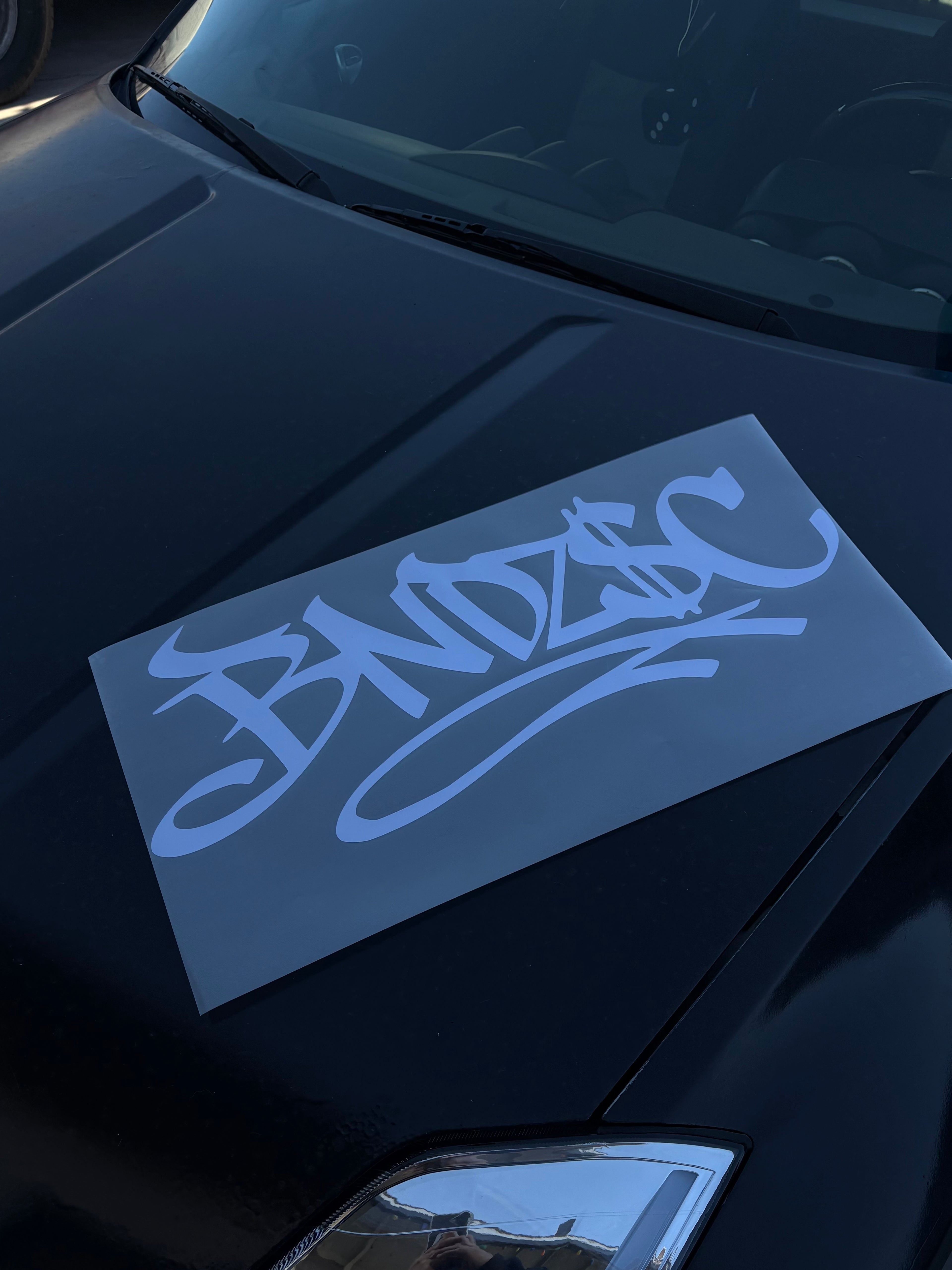 GRAFFITI WINDSHIELD BANNER