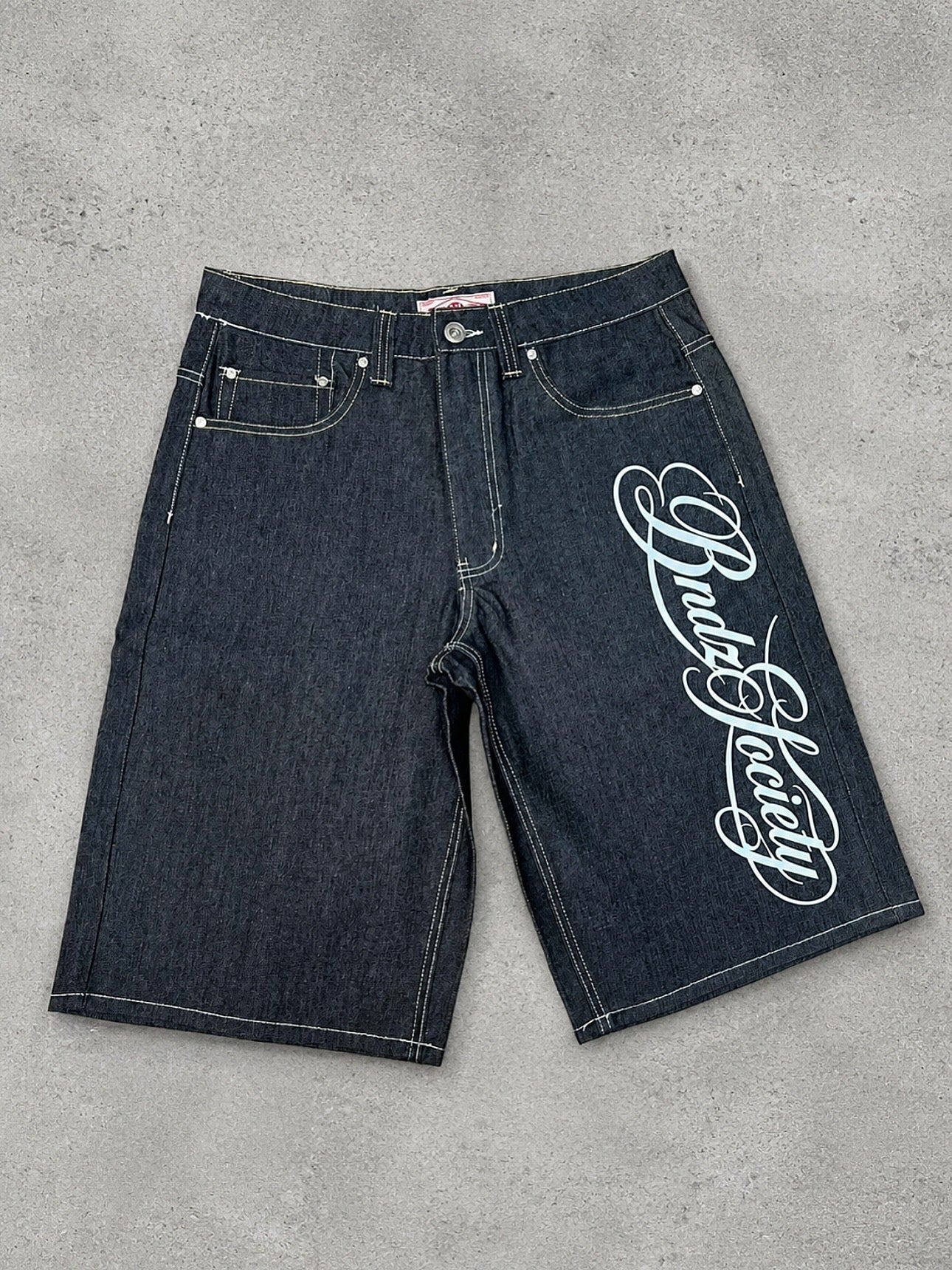 BLUE DENIM SHORTS