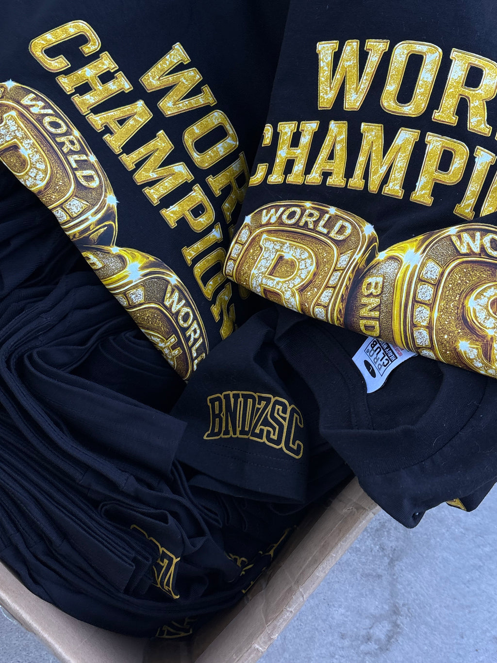 "World Champions" Short Sleeve Tee
